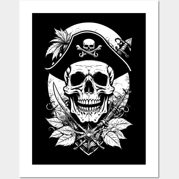 Pirate Ship Captain Wall Art by DeathAnarchy